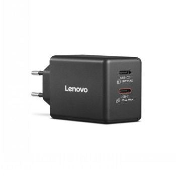 Toiteplokk Lenovo  LENOVO DUAL USB-C 65W GAN CHARGER EU