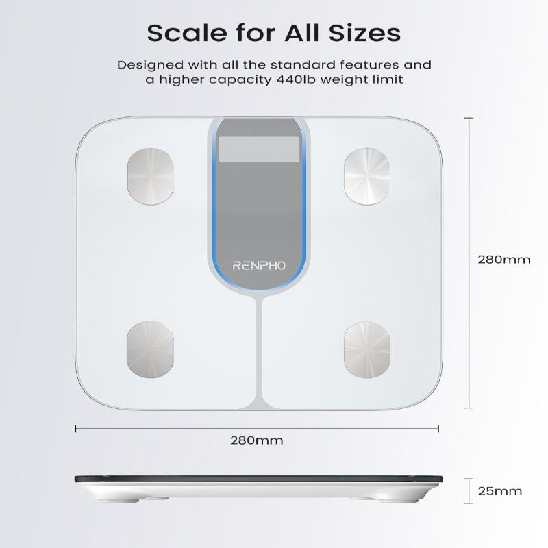 Scales Renpho RENPHO Elis 1C Smart Body Scale White