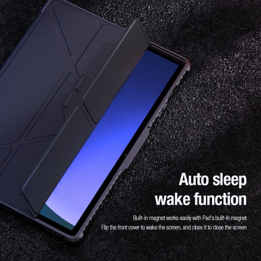 Tagakaaned Nillkin - Nillkin Bumper Leather Case Pro case for Samsung Galaxy Tab S9 - black