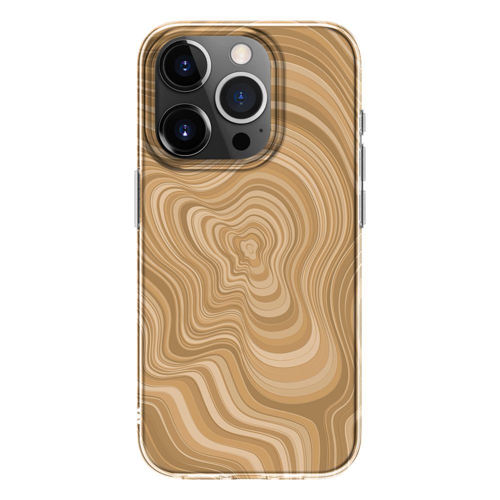 Чехол на заднюю панель Evelatus Apple iPhone 15 Pro Max PC Customized Print Design Desert Gold