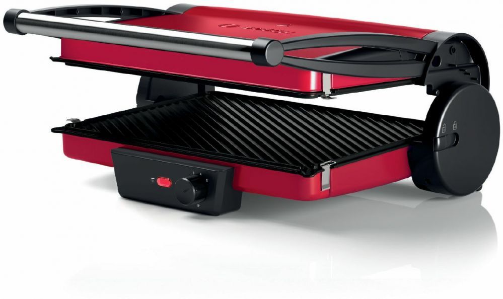 Table grill Bosch  Grill TCG4104 Contact, 2000 W, Red