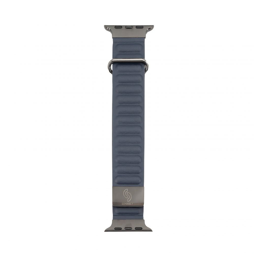 Strap Connect  Watch 38/40/41mm cortical back buckle magnetic suction Watch Straps Indigo Blue