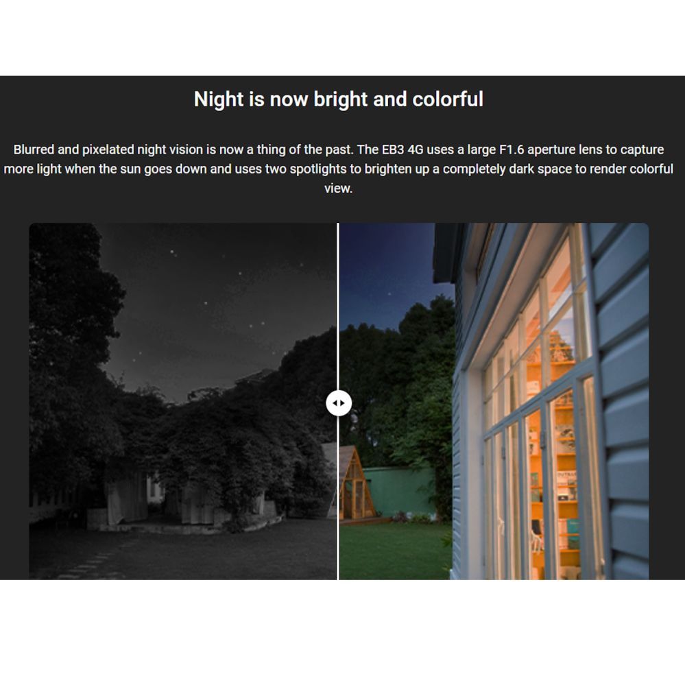 Webcam EZVIZ  Ezviz EB3 CS-EB3 4G Outdoor IP65 Smart Home Battery security Camera MicroSD / Night vision Silver