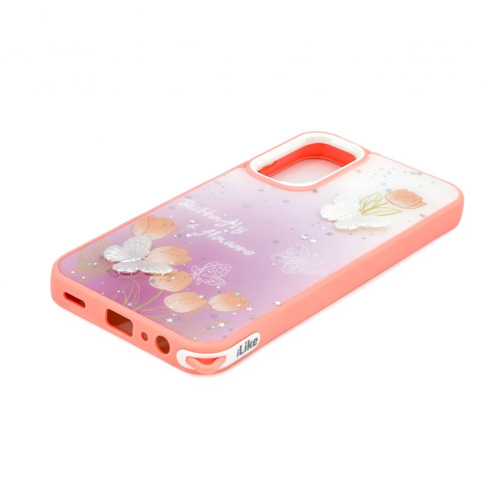 Tagakaaned iLike Samsung Galaxy A15 EPOXY CARTOON COVER Light Pink