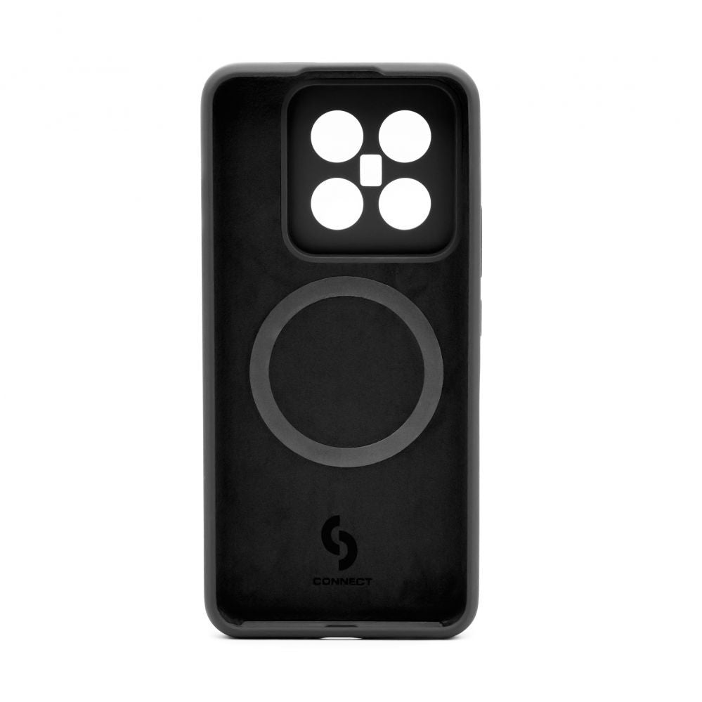 Tagakaaned Connect Xiaomi 14 Pro Premium Quality Magnetic Soft Touch Silicone Case Black