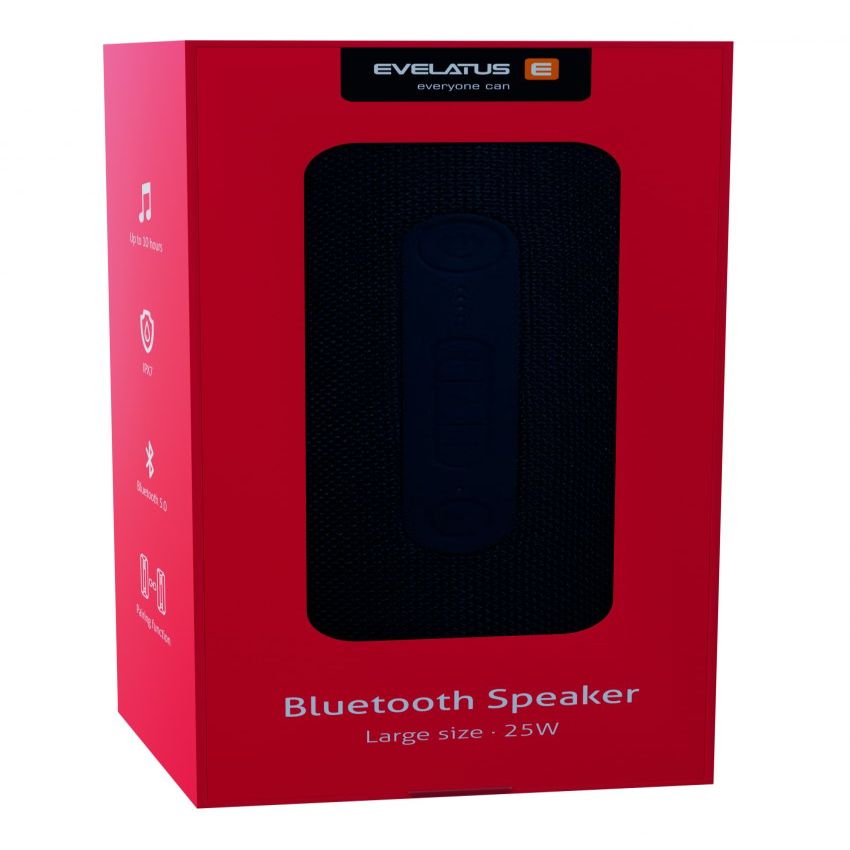 Беспроводная колонка Evelatus  Evelatus Bluetooth Speaker L size EBS03 Black