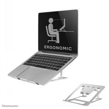 Other Computer Accessory NEOMOUNTS BY NEWSTAR  NEWSTAR NOTEBOOK DESK STAND SILVER (ERGONOMIC)