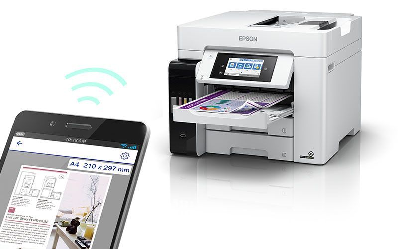 Printer EPSON Multifunctional Printer EcoTank L6580 Colour, Inkjet, A4, Wi-Fi, Light Grey
