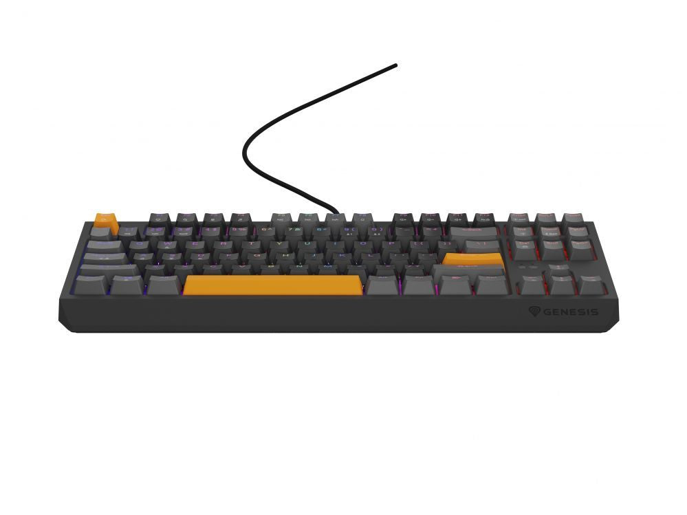 Компьютерная клавиатура Genesis  THOR 230 | Mechanical Gaming Keyboard | Wired | US | Anchor Gray Positive | USB Type-A | Outemu Red
