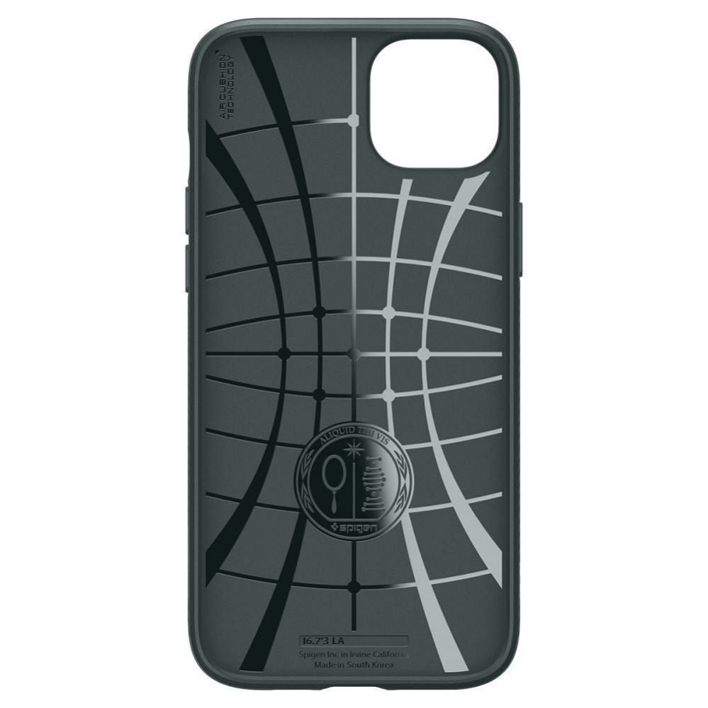 Tagakaaned Spigen  SPIGEN case LIQUID AIR for IPHONE 15 abyss green