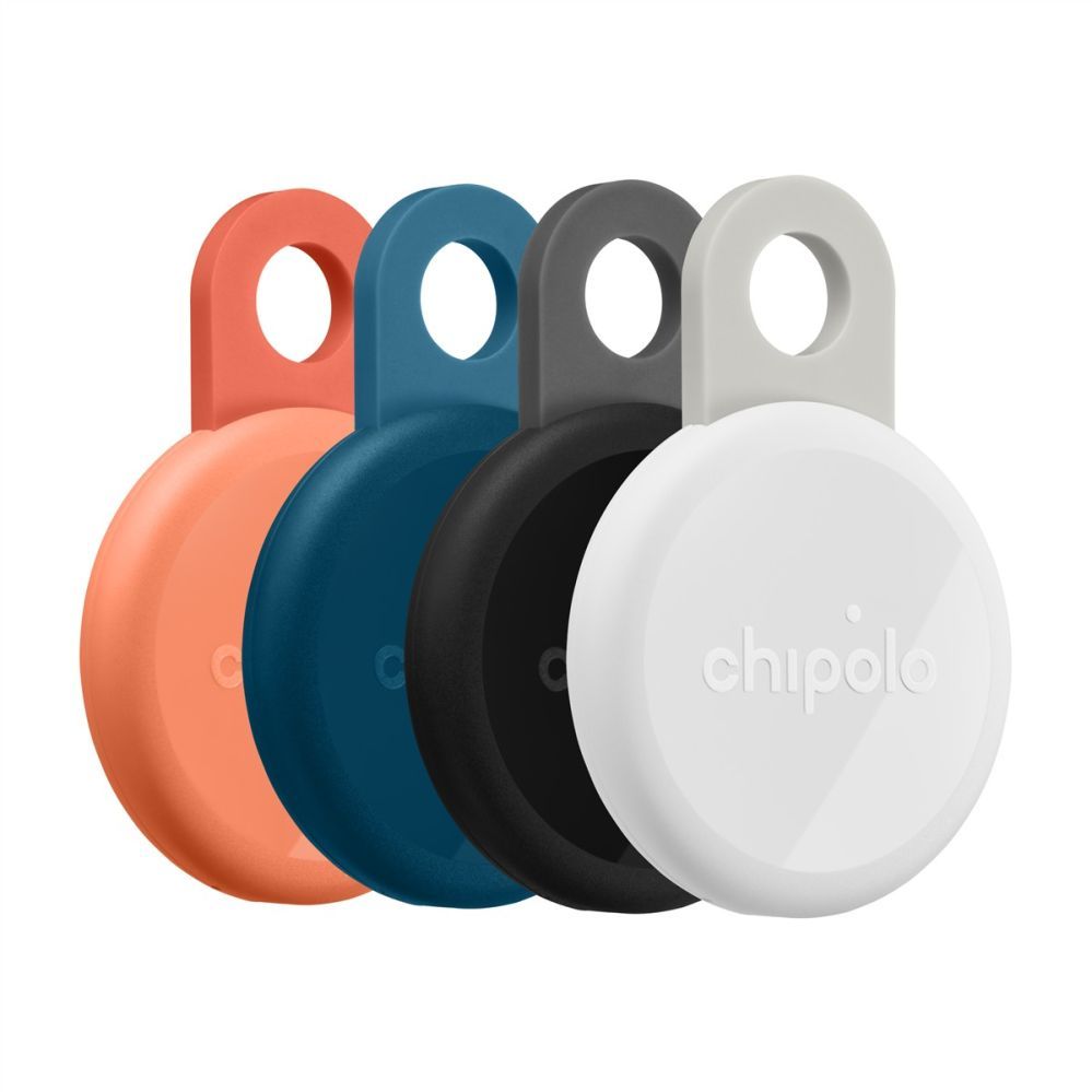 Other goods chipolo  Chipolo LOOP – Rechargeable Bluetooth Tracker with Silicone Loop for iOS & Android, 4col_Charcoal_Chalk_Navy_Coral