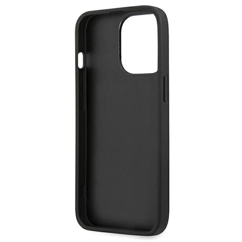 Back panel cover Karl Lagerfeld Apple iPhone 13 Pro Choupette PU Leather Case Black