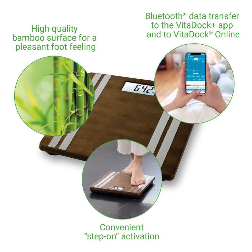 Scales Medisana  Medisana BS 552 connect bamboo body analysis scale