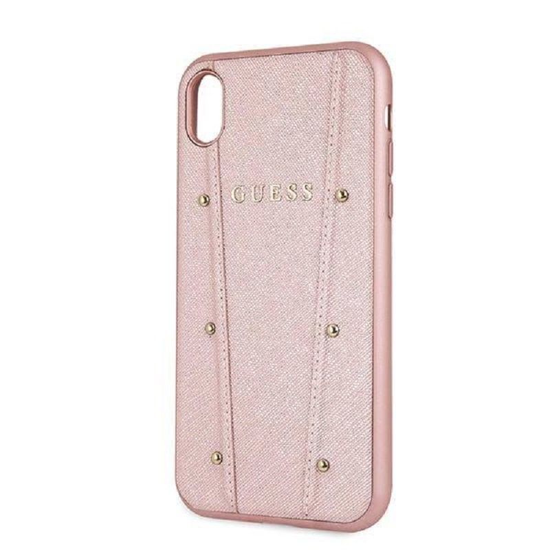 Чехол на заднюю панель Guess - iPhone XR Kaia Hard Case Rose Gold