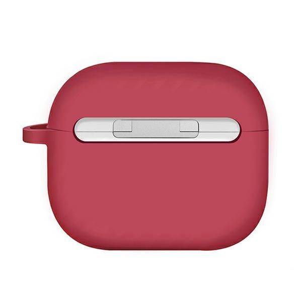 Back panel cover UNIQ  Uniq Nexo case for AirPods 3 + Ear Hooks Silicone - red
