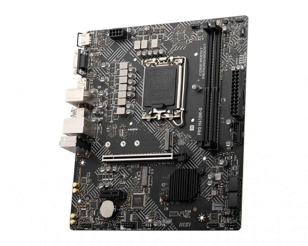 Материнская плата для процессоров Intel MSI  PRO H610M-G