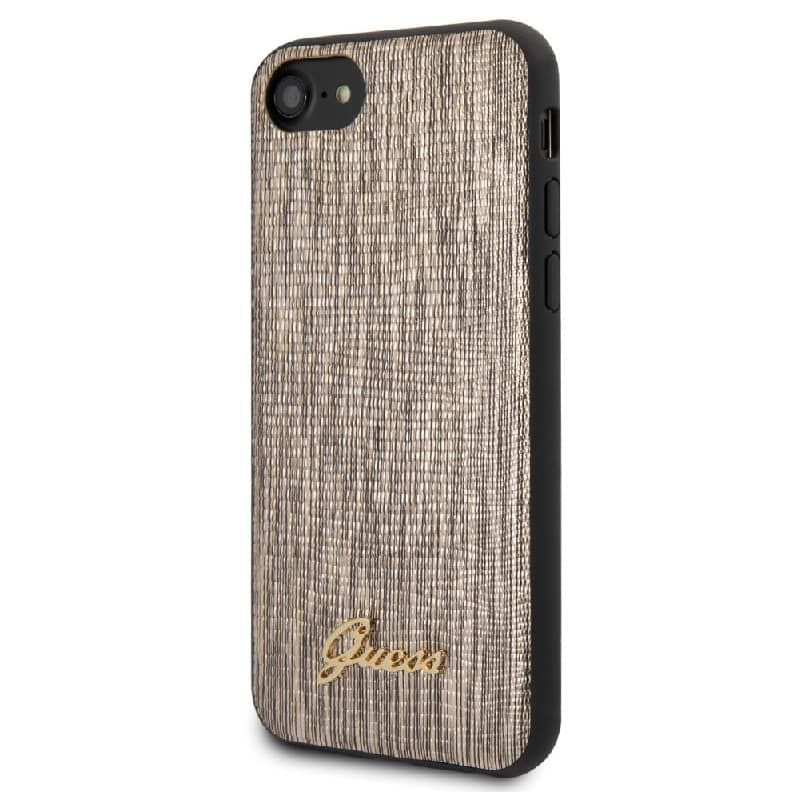 Back panel cover Guess Apple iPhone 7/8/SE2020 Lizard Cover Gold