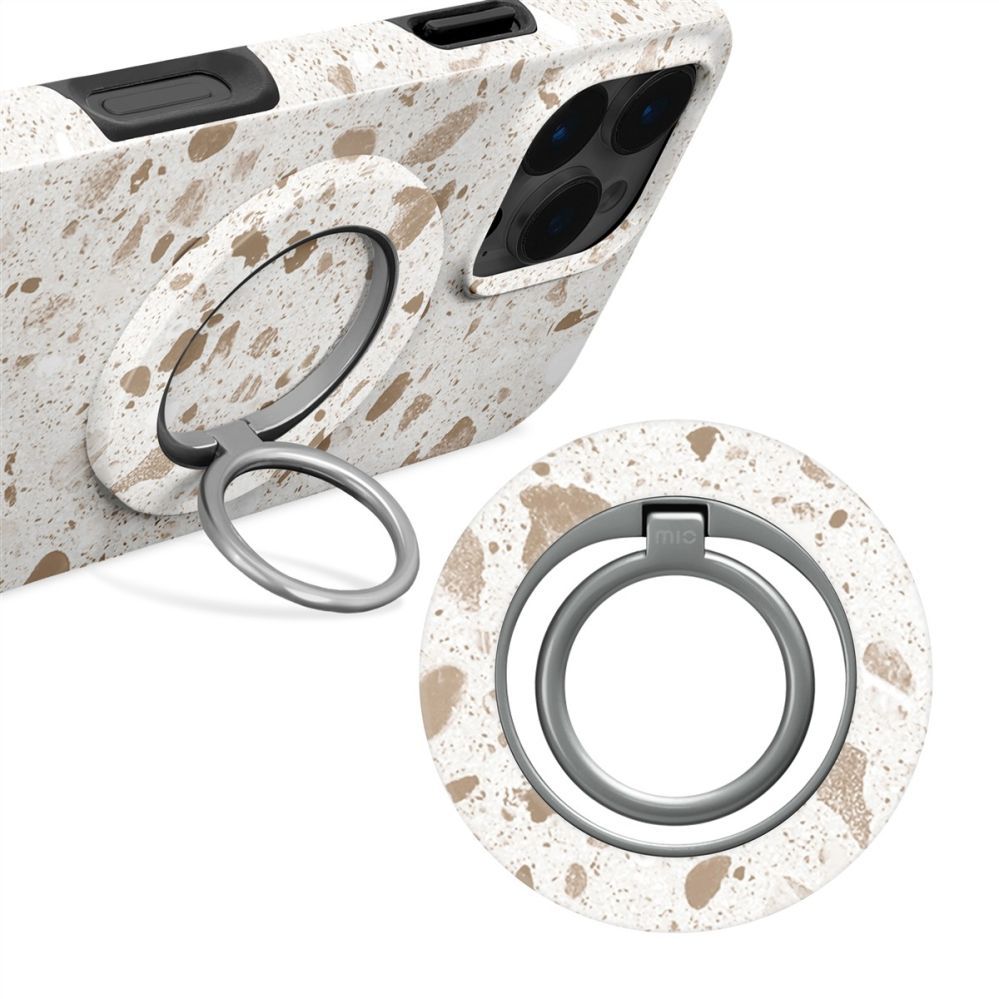 Back panel cover Mio  MIO Soft Terrazzo Magsafe Case Compatible Ring Holder