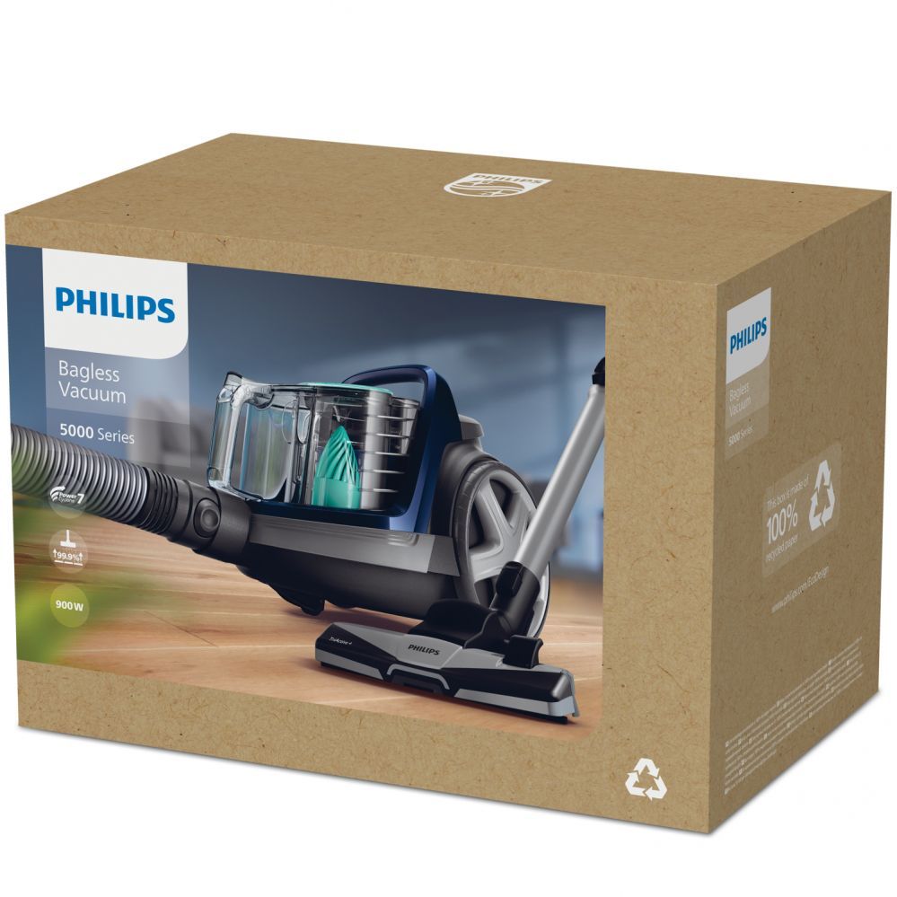 Пылесос Philips  Vacuum cleaner  PowerPro Active FC9556/09 Bagless, Power 750 W, Dust capacity 1.5 L, Blue