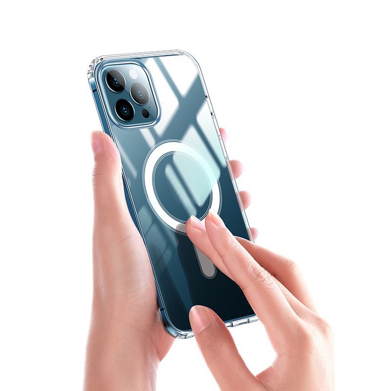 Back panel cover iLike - Anti Shock 1,5 mm Mag case for Samsung Galaxy A17 4G / A17 5G transparent big hole