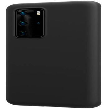 Back panel cover Evelatus Huawei P40 Nano Silicone Case Soft Touch TPU Black