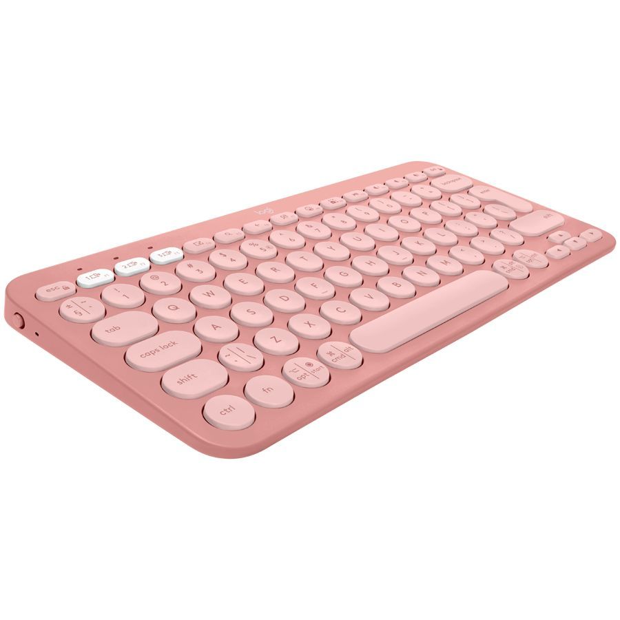 Computer keyboard Logitech  LOGITECH K380S Multi-Device Bluetooth Keyboard - TONAL ROSE - US INT'L