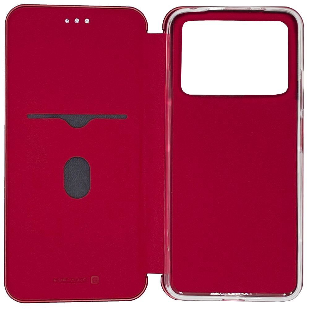 Чехол книжка Evelatus Xiaomi Poco X4 Pro 5G Book Case Red