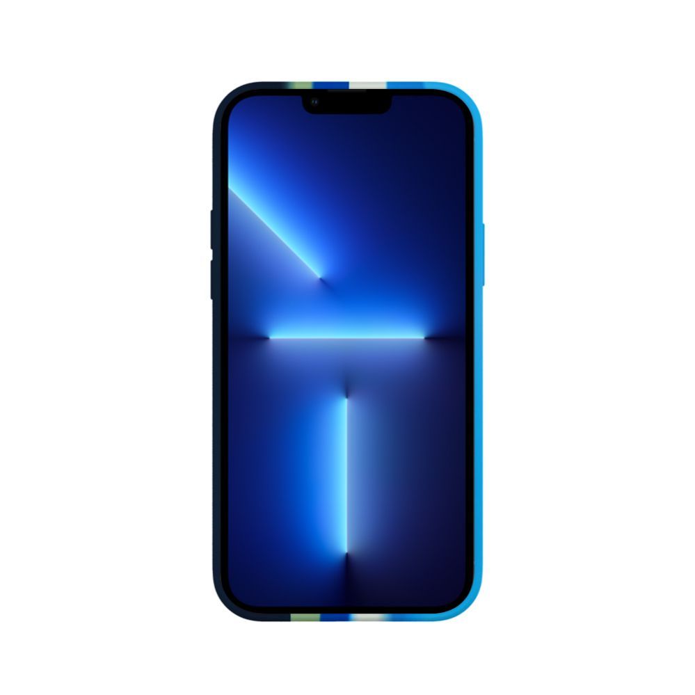 Tagakaaned Evelatus Apple iPhone 13 Pro Silicone case Multi-Colored Blue