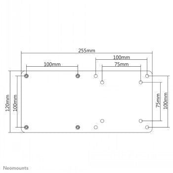 TV bracket NEOMOUNTS BY NEWSTAR  NEOMOUNTS BY NEWSTAR THIN CLIENT HOLDER (ASSEMBLY ON VESA 75/100)