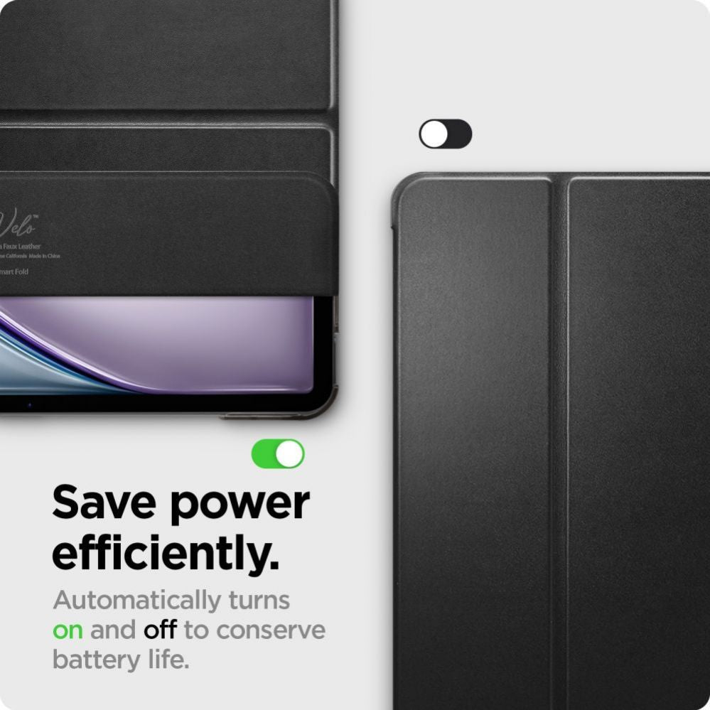 Tagakaaned Spigen  Spigen Smart Fold Case for iPad Air 13" 2024 - Black