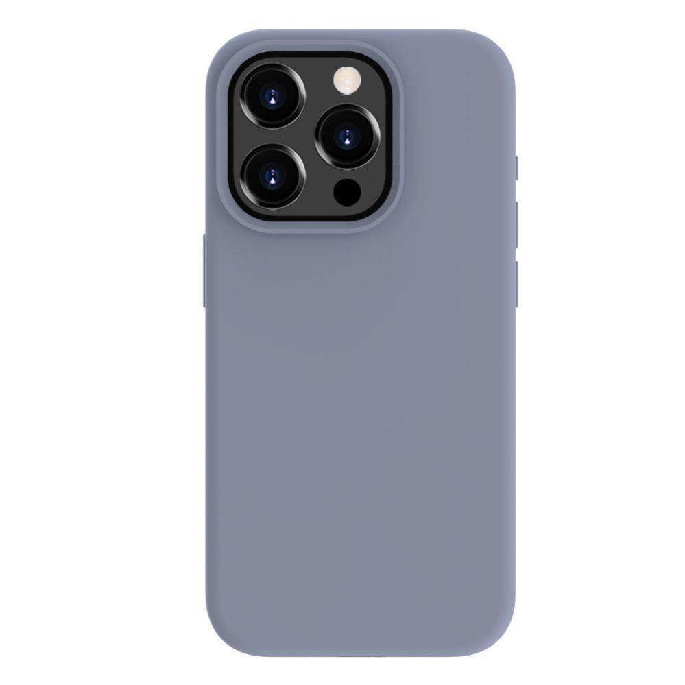 Tagakaaned Evelatus Apple iPhone 15 Pro Max Premium Magsafe Soft Touch Silicone Case Lavender Gray