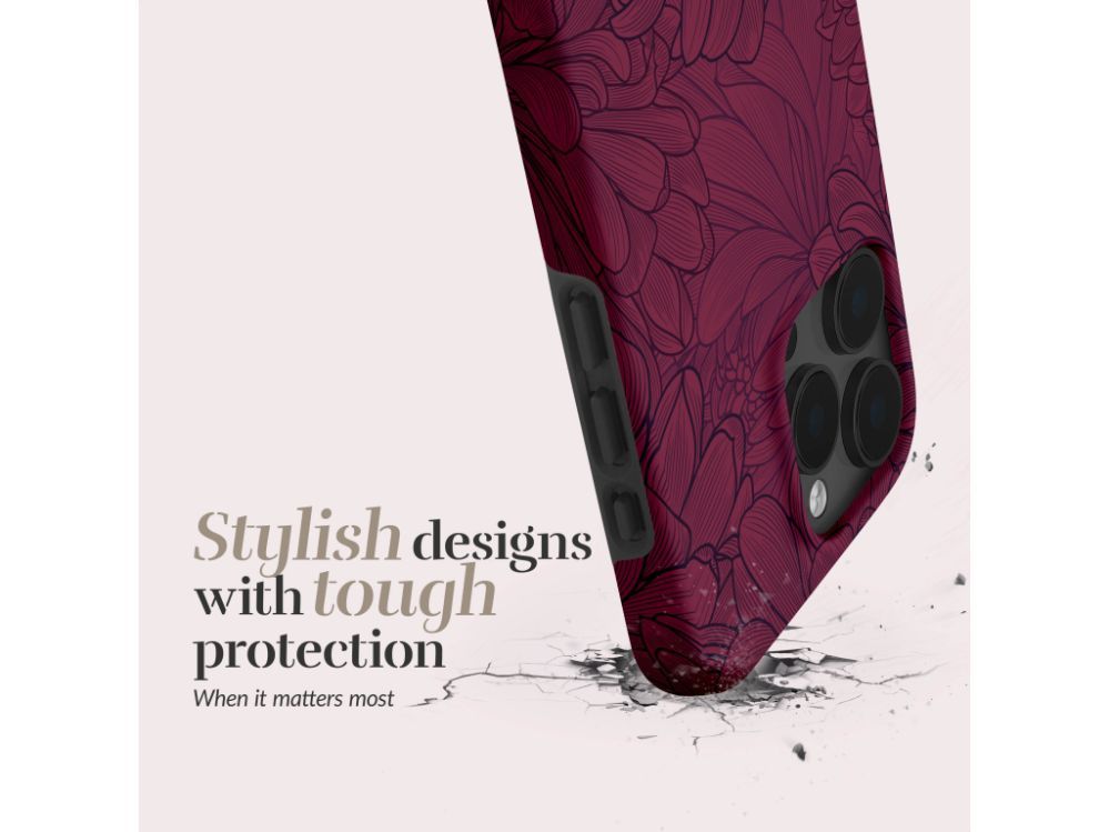 Back panel cover Mio  MIO Berry Blooms Magsafe Compatible for iPhone 17