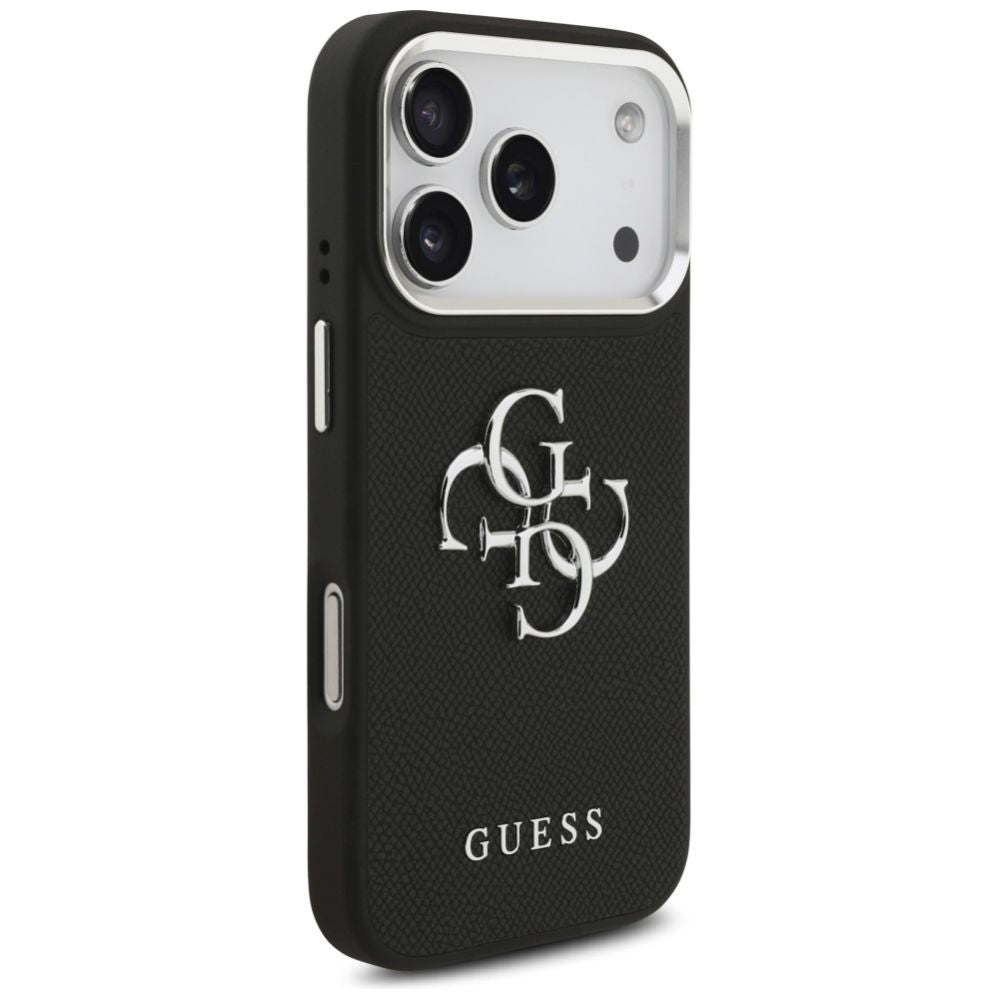 Другие товары Guess  Guess Grained Big 4G Classic Logo case for iPhone 17 Pro - black