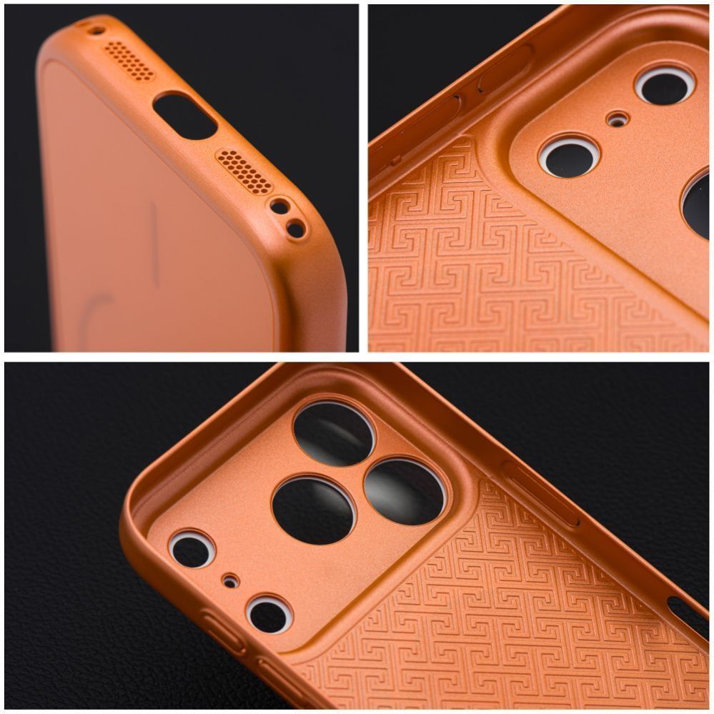 Чехол на заднюю панель OEM - Case for iPhone 17 AIR Make 17 compatible with MagSafe orange