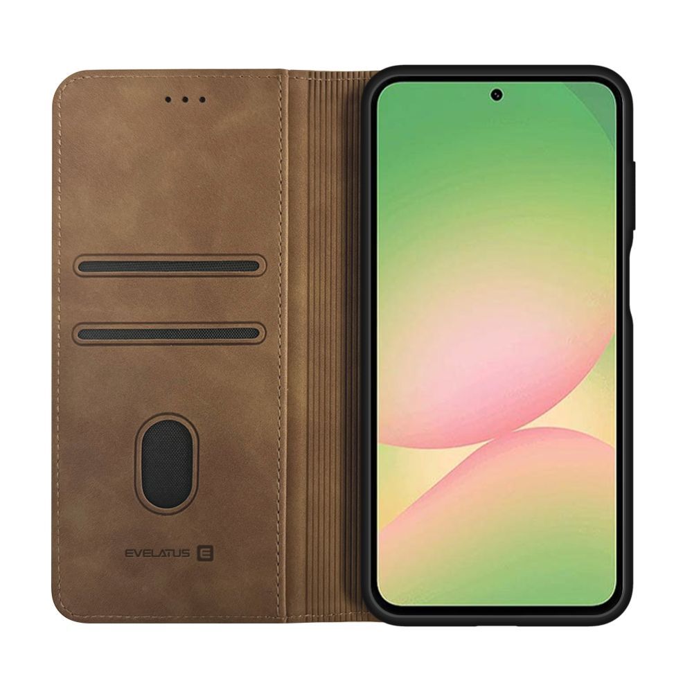 Kaaned - kaaned Evelatus Samsung Galaxy A57 Book Case Brown