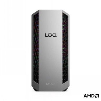 Personaalarvuti Lenovo  LENOVO LOQ TOWER RYZEN 7 8745HX/32GB/1TB SSD/AMD SOC PLATFORM/RTX5070_12GB/2X 120MM FRONT SYSTEM FAN WITH ARGB LIGHT + 120MM REAR SYSTEM FAN WITH ARGB LIGHT/W11H (LUNA GREY/ECLIPSE BLACK)