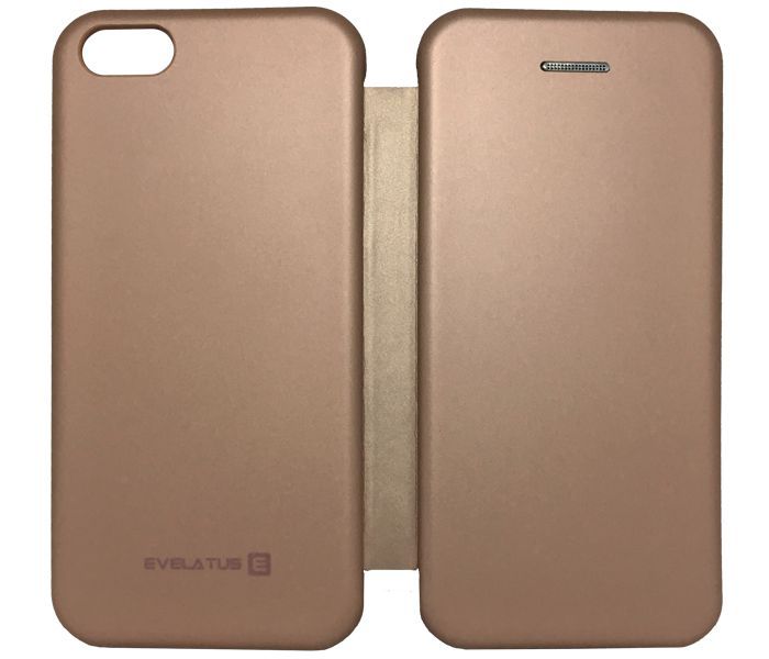 Kaaned - kaaned Evelatus Apple iPhone 5/5s/SE Book Case Rose Gold
