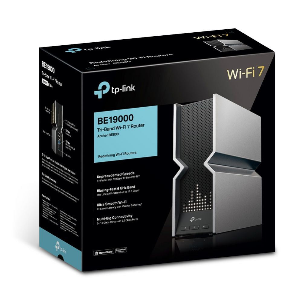 Роутер TP-Link  WRL ROUTER 19000MBPS WI-FI 7/TRI-BAND ARCHER BE800