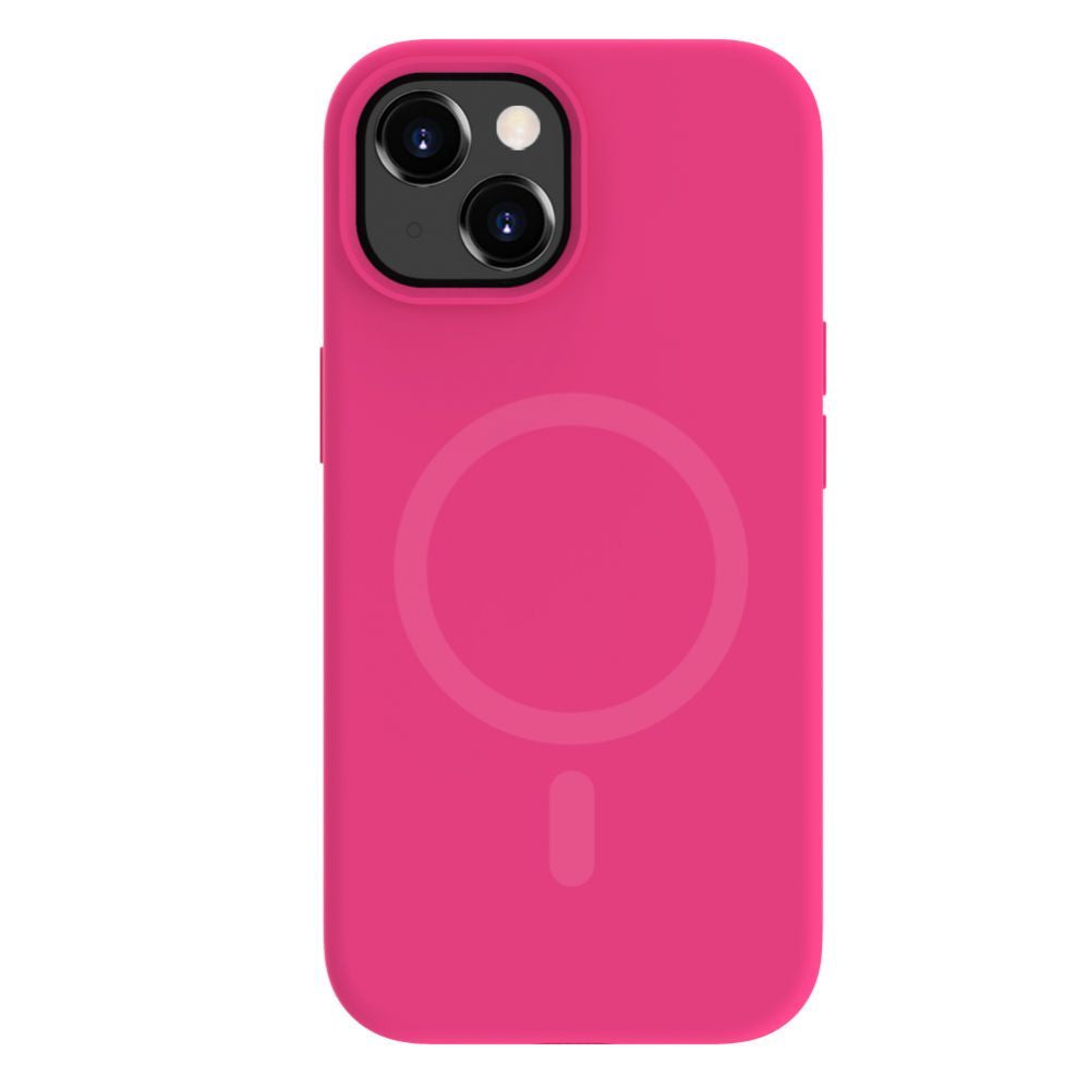 Tagakaaned Evelatus Apple iPhone 15 Plus Premium Magsafe Soft Touch Silicone Case Pink