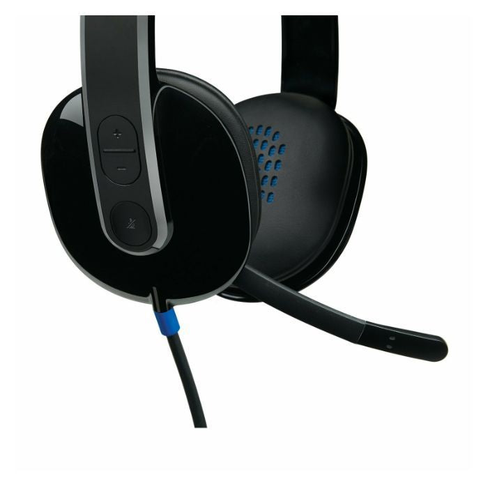 Juhtmevabad kõrvaklapid Logilink  LOGITECH H540 USB Headset black