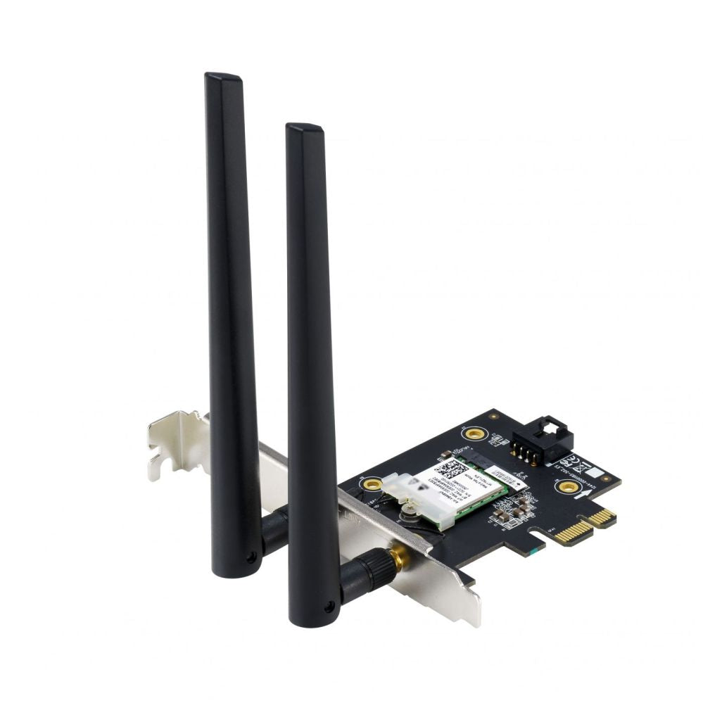 Ruuterid Asus  AX1800 Dual-Band Bluetooth 5.2 PCIe Wi-Fi Adapter PCE-AX1800 802.11ax, 574+1201 Mbit/s, MU-MiMO Yes, No mobile broadband, Antenna type External