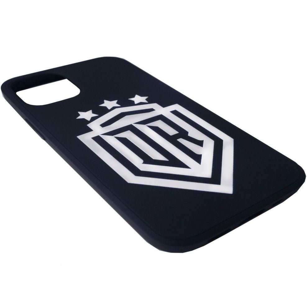 Back panel cover Evelatus  iPhone 12 Pro Soft Touch Silicone Case DR Logo N1 White Black
