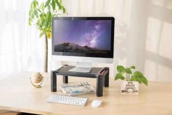 Кронштейн для телевизора NEOMOUNTS BY NEWSTAR  NEWSTAR MONITOR RISER (HEIGHT ADJUSTMENT: 16,8 CM) 25 KG BLACK
