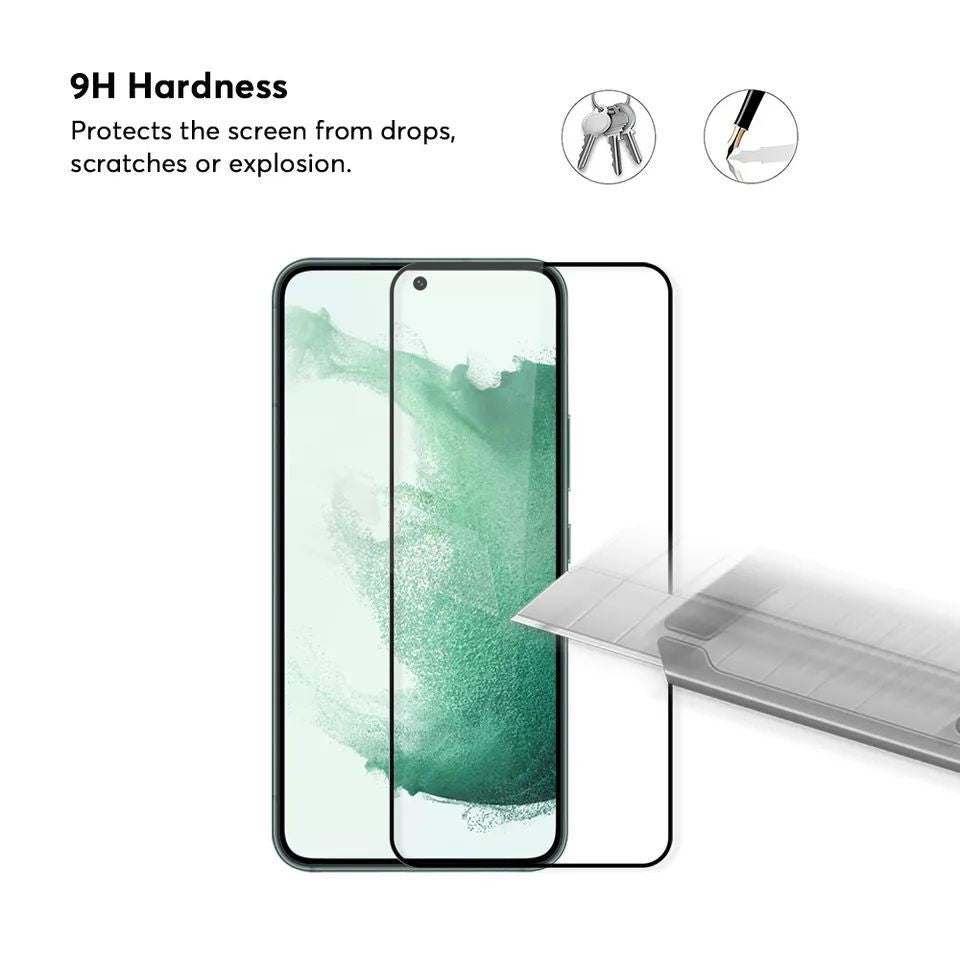 Защитное стекло Evelatus Samsung Galaxy S22 2.5D Full Cover Japan Glue Glass Anti-Static