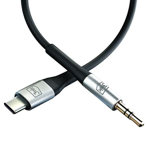 Кабель 3MK  3MK Kabel AUX USB-C - Jack 3,5 mm 1m