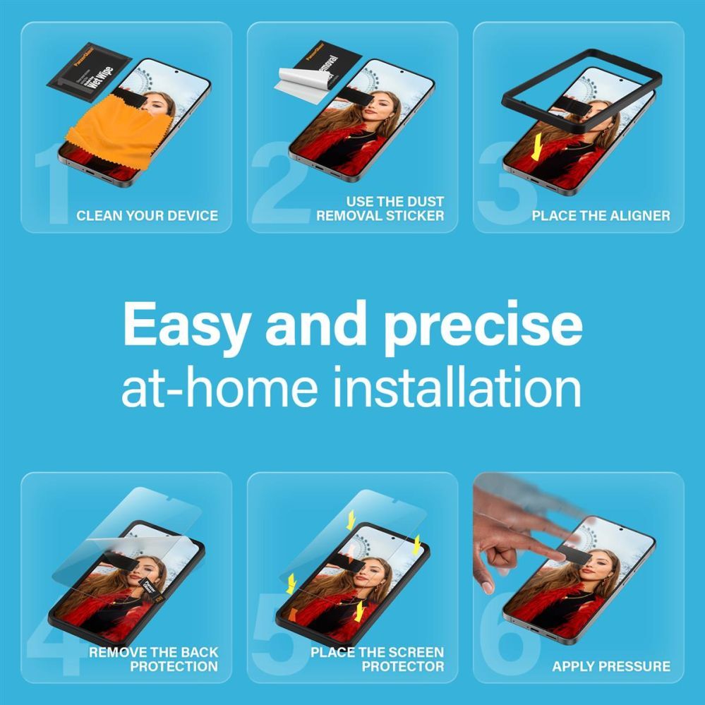 Защитное стекло PanzerGlass  PanzerGlass Screen Protector Samsung Galaxy S25 Ultra-Wide Fit, Transparent