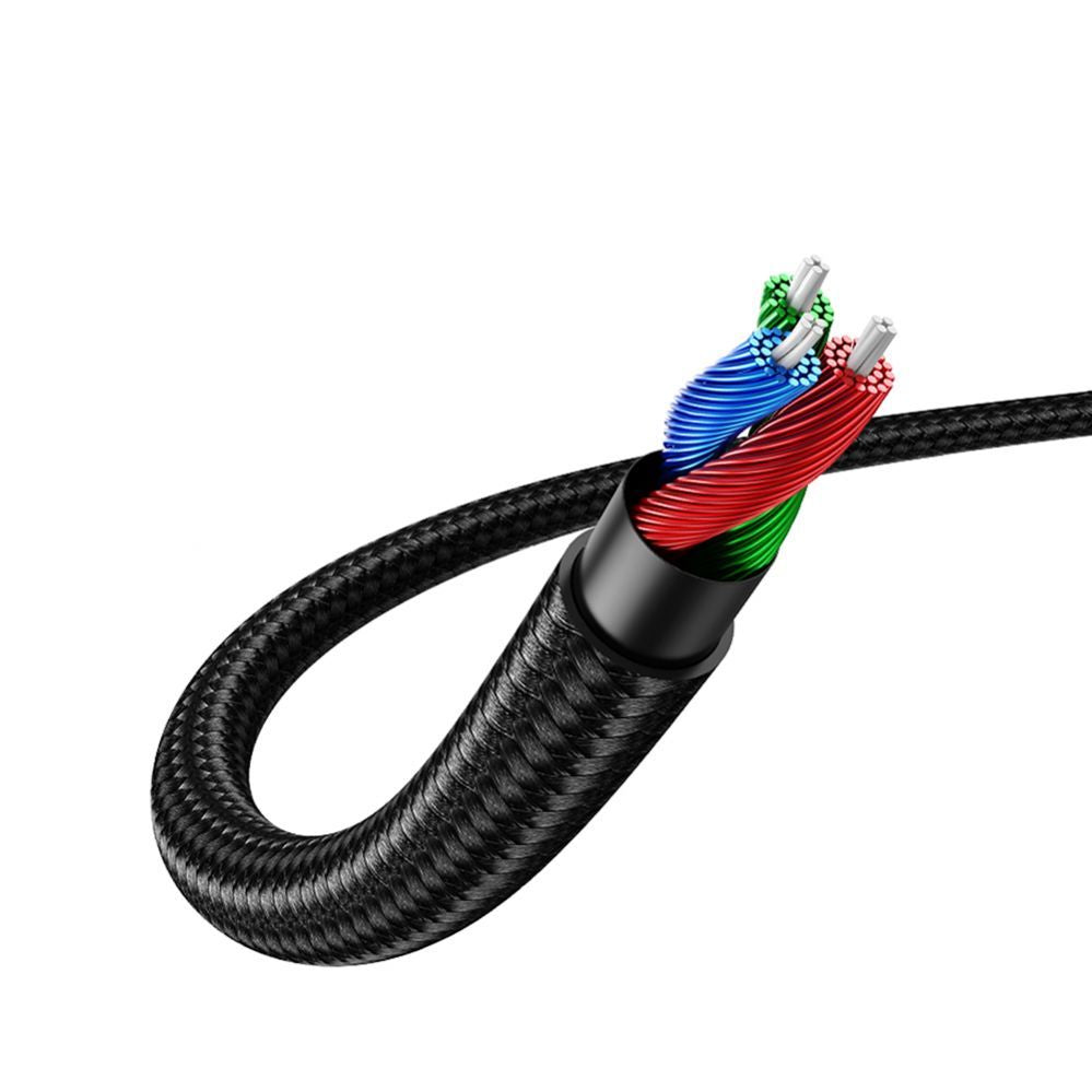 Cable Ugreen  Ugreen angled AUX cable 2 x mini jack 3.5 mm 1m blue (AV112)