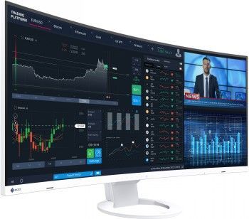 Monitor EIZO  EIZO EV3895EN 37.5" IPS 24:10 3840X1600 CURVED USB-C/85W RJ45 KVM (WHITE)