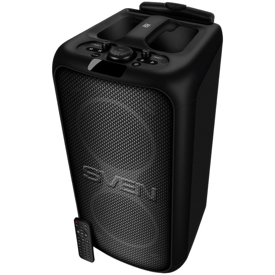 Bluetooth speakers Sven  Portable speaker SVEN PS-1000, black, power output 2x80W (RMS), TWS, Bluetooth, FM, USB, LED-display, lithium battery