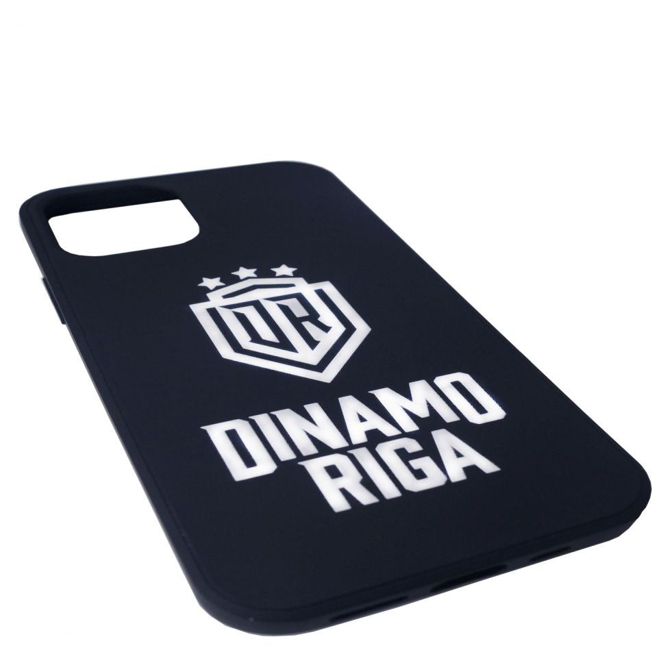 Back panel cover Evelatus iPhone 12 Pro Soft Touch Silicone Case DR Logo N4 White Black